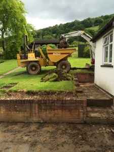Dumper Truck to take soil to the field