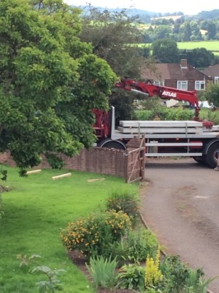 Block and beam delivery for floor