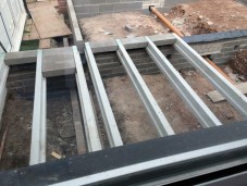 Installation of block and beam 2