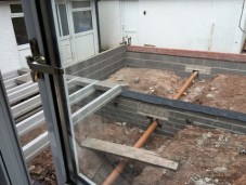 Installation of block and beam 3