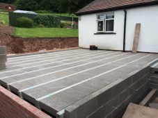 Installation of block and beam 5