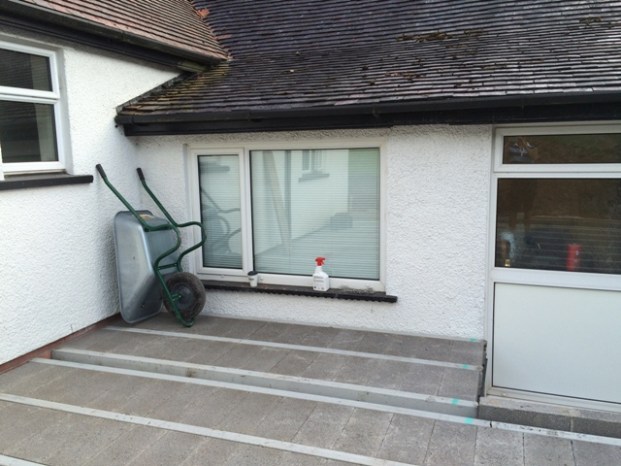 Installation of block and beam 9