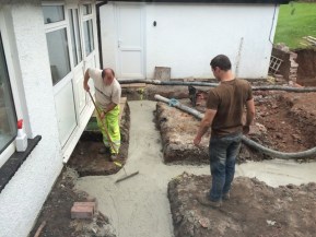 levelling to height of pegs