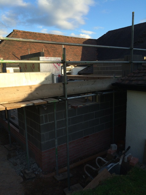 corner of new kitchen