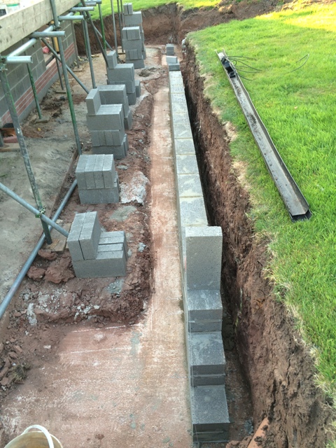 New retaining wall 2