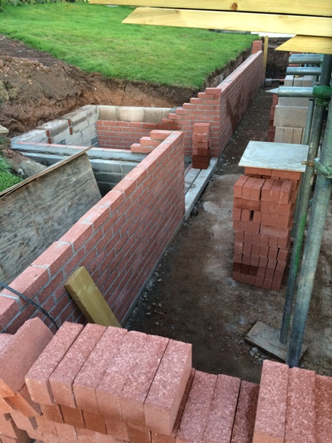 Retaining Wall and Steps