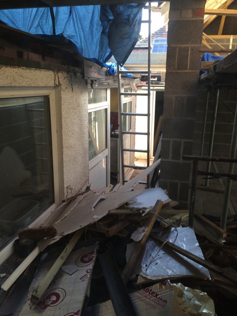 rubble-and-old-ceiling-to-be-removed-from-new-kitchen-walkway