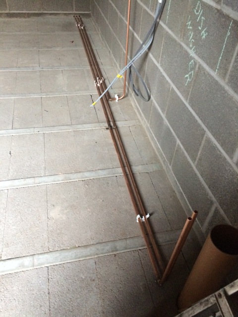 new-pipework-for-hot-and-cold-water-to-new-kitchen-and-gas-to-gas-cooker-partly-installed