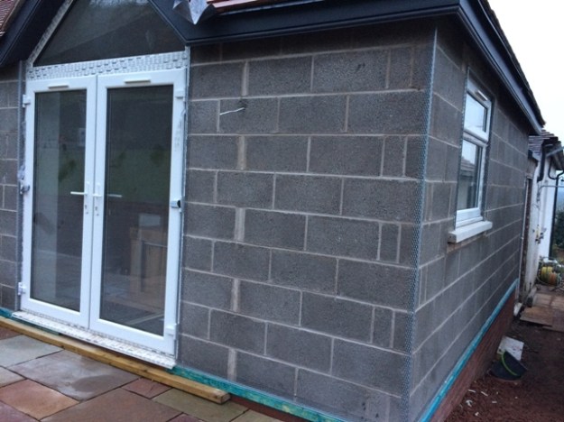 battening-and-metal-strips-now-in-place-for-rough-casting-of-bricks-on-new-extension