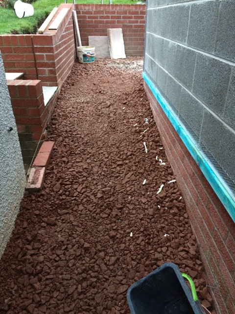 ramp-and-walkway-between-garage-and-new-kitchen-now-built-up-wall-completed-to-tie-in-with-existing-wall