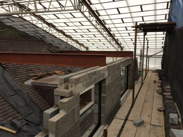 beams-and-new-window-gaps-under-the-canopy-window-fitter-came-out-and-measured-these-gaps-for-windows-today