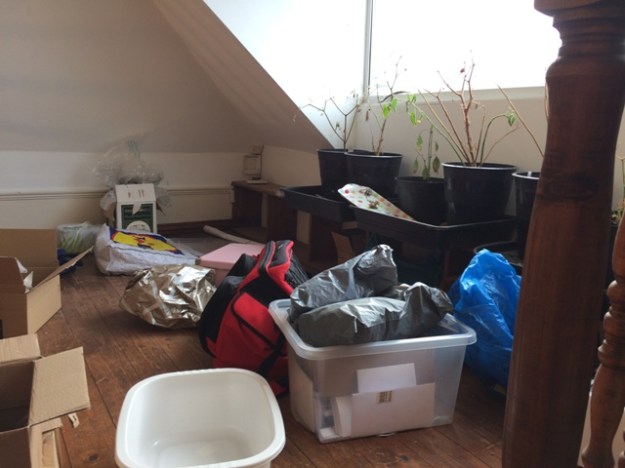 clearing-the-balcony-ready-for-its-removal