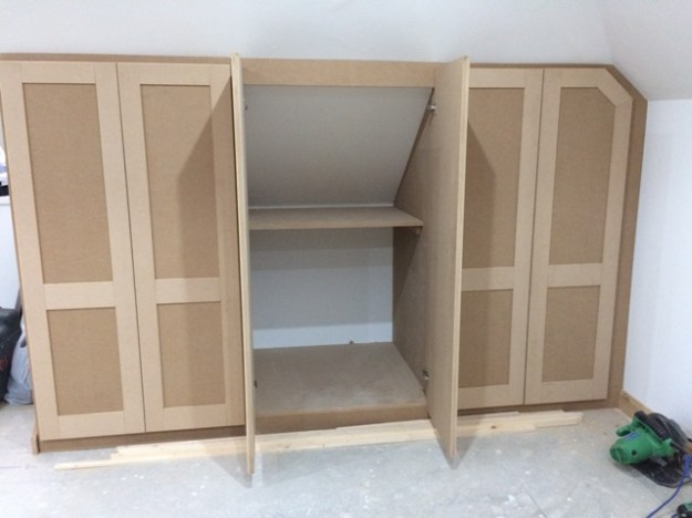 Cupboard doors all fitted today pic 2