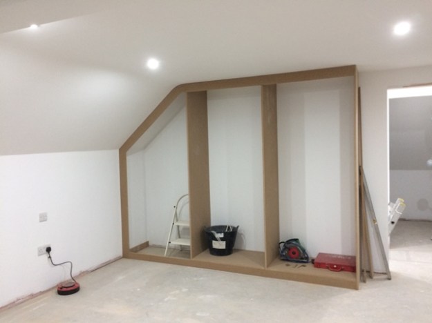 New large fitted wardrobes also under construction