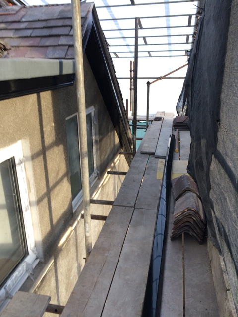 Painted soffet boards 2