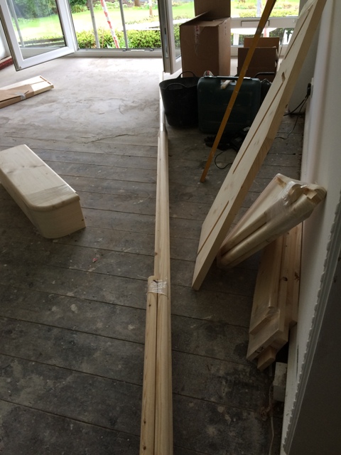 Parts of the staircase