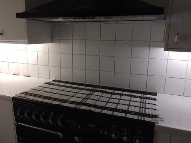 tiling in new kitchen