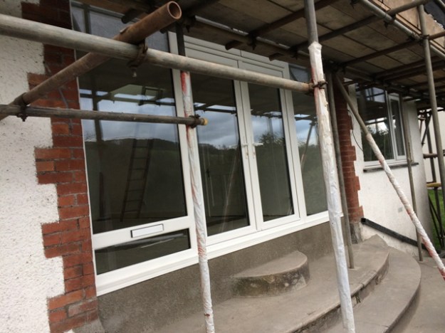 View of the front from the side