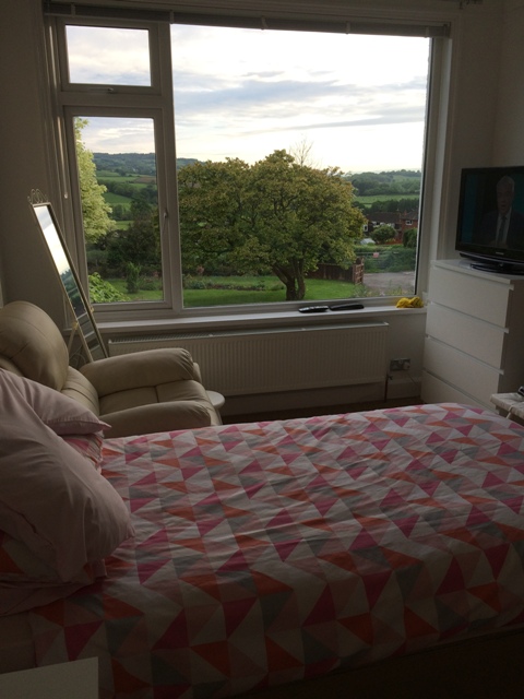 Downstairs bedroom painted, carpeted and furniture back in place